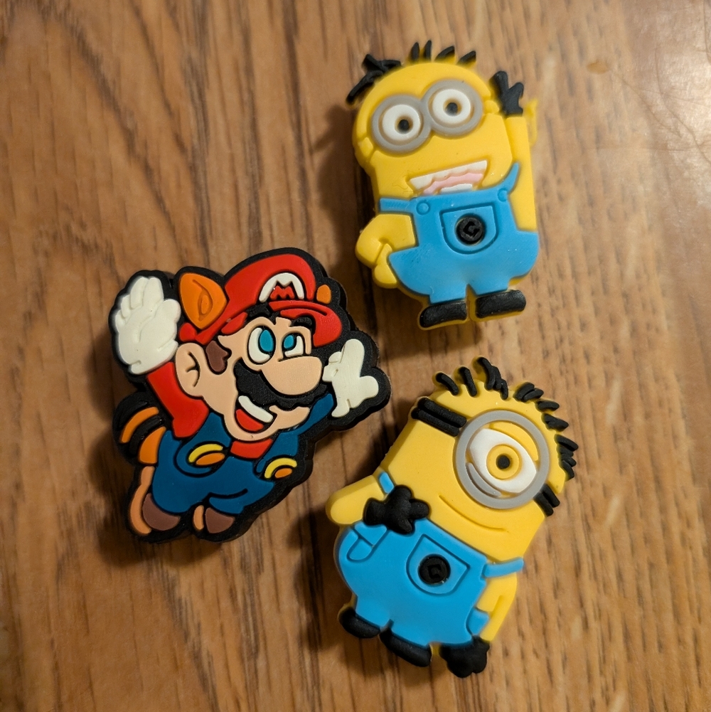 Character Shoe Charms Set Of 3